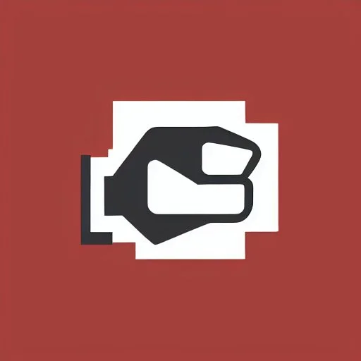 a simple logo of an hand with thumb up, line, flat, vector icon