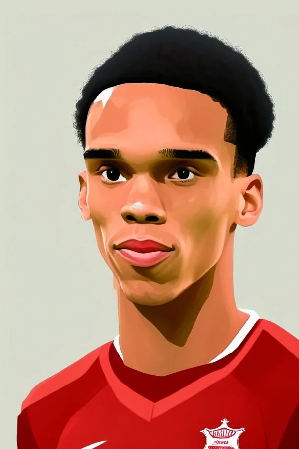 Trent Alexander-Arnold English soccer player player 2d cartoon