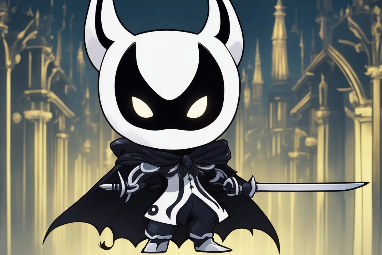 Chibi Hollow knight venom in 8k solo leveling shadow artstyle, in the style of fairy academia, hollow knight them, mask, close picture, neon lights, intricate details, highly detailed, high details, detailed portrait, masterpiece,ultra detailed, ultra quality