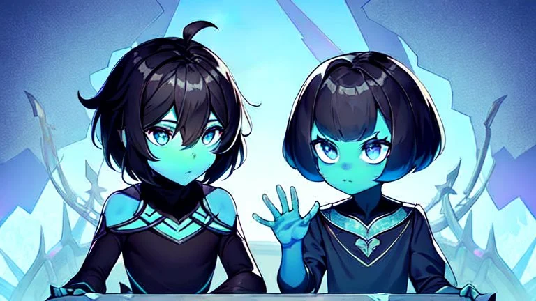 Vajra was diminutive, with olive skin, short black hair, and indigo blue eyes. She was quite young