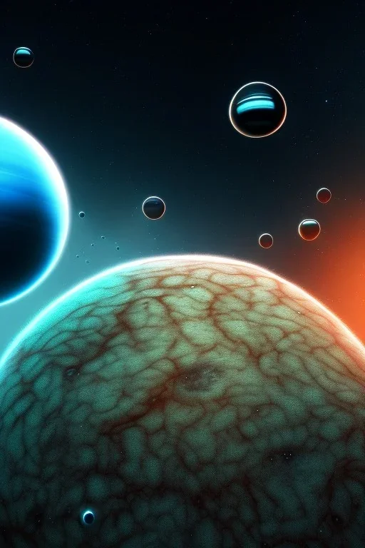 alien PLANET, 8k, finely detailed, photo realistic.