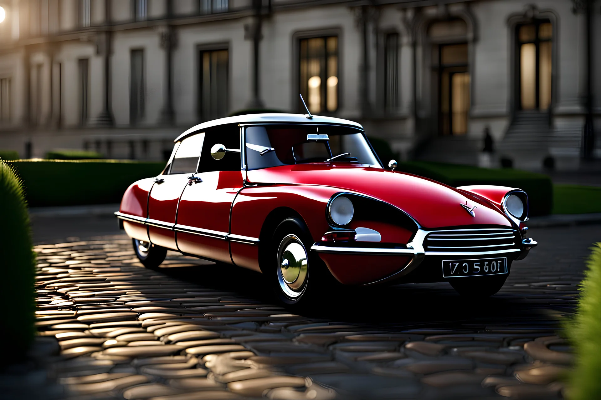 Fotorealistisch klassischer Citroen DS