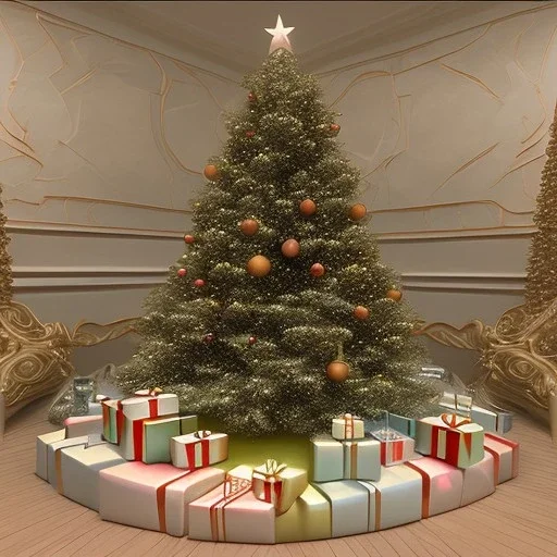 cute 3d christma tree