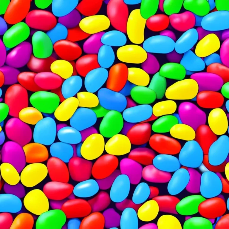 2d texture, seamless, ultra realistic jellybeans, highly detailed, 8k