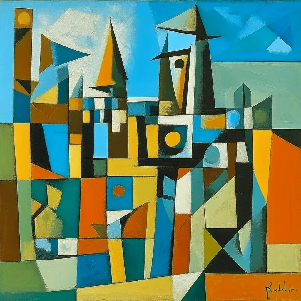 picasso cubisme stad bruin