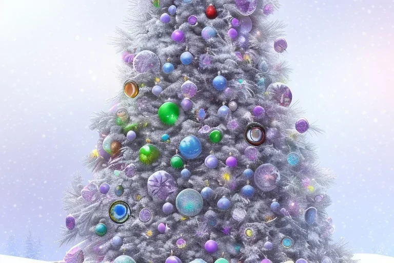  Entire Winter tree made out of gems