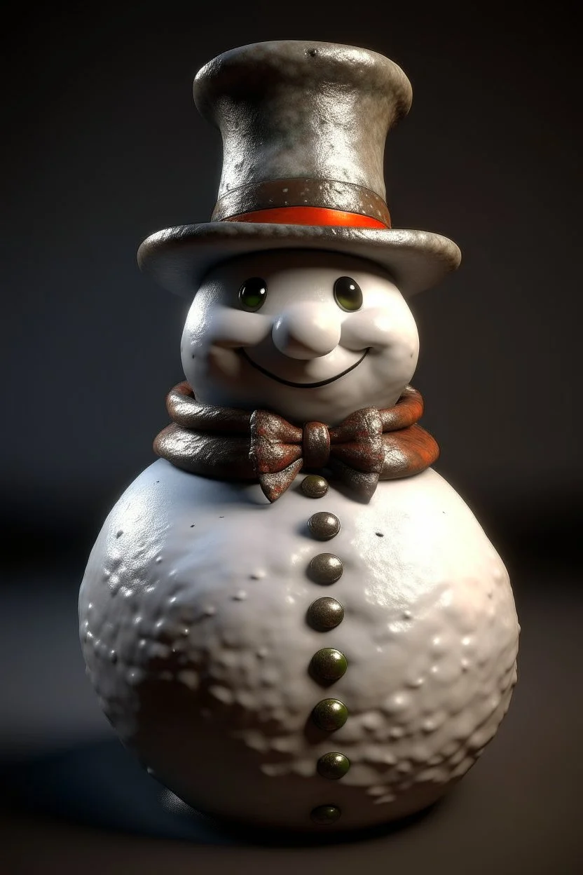 christmas snowman photorealism