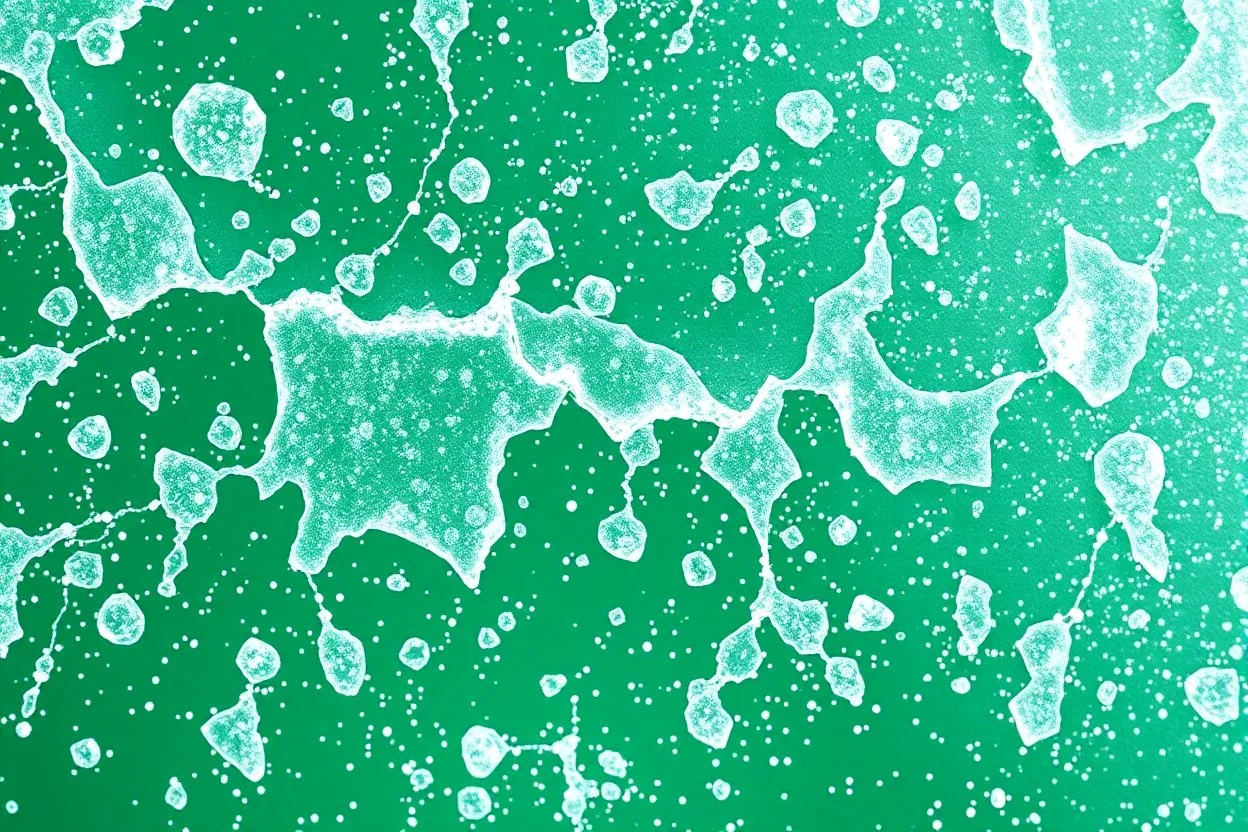 ice crystal texture, white on green vector