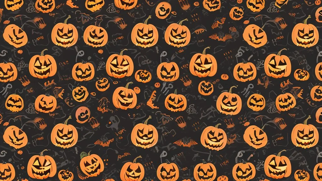 Halloween seamless pattern