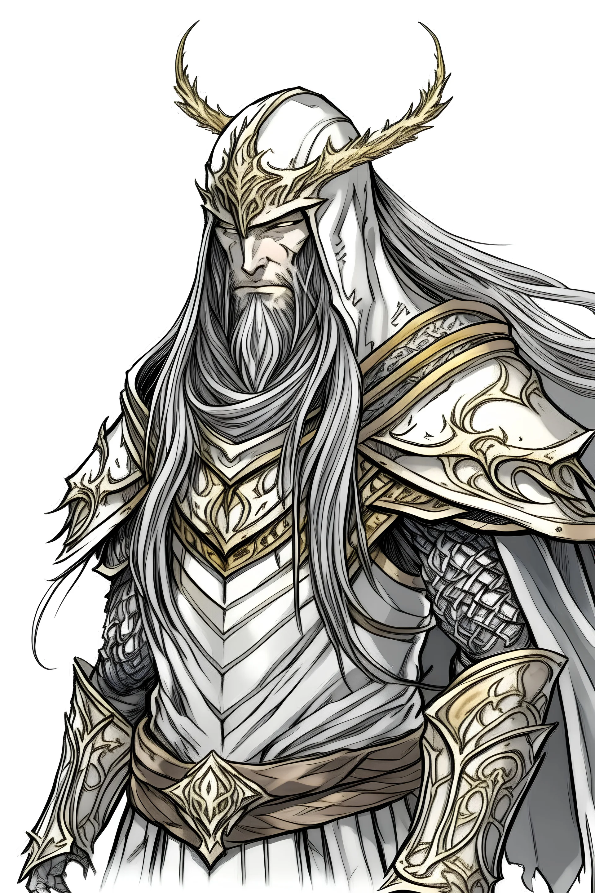 Draw the dark son gwwyndolin from dark souls