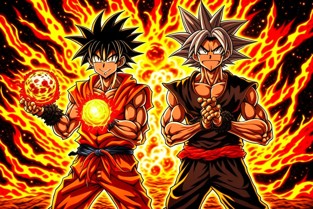 /Imagine Fuse Goku and Asta