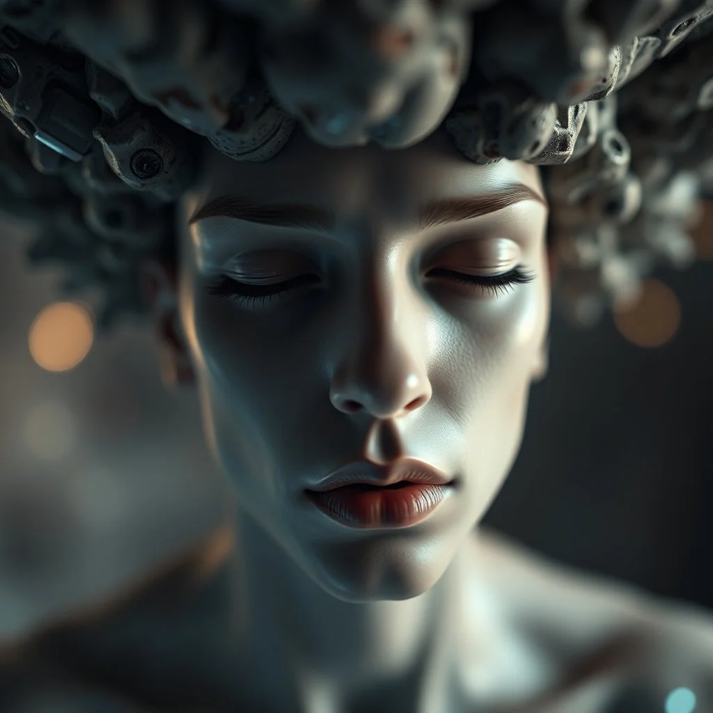 "Upside Down Of Face – Manifold Of Forms" "Secret Listener" "Miserable Of Voice" , goa psy ambient in the style of vangelis and fsol, source vibrations, bokeh like f/0.8, tilt-shift lens 8k, high detail, smooth render, down-light, unreal engine, prize winning