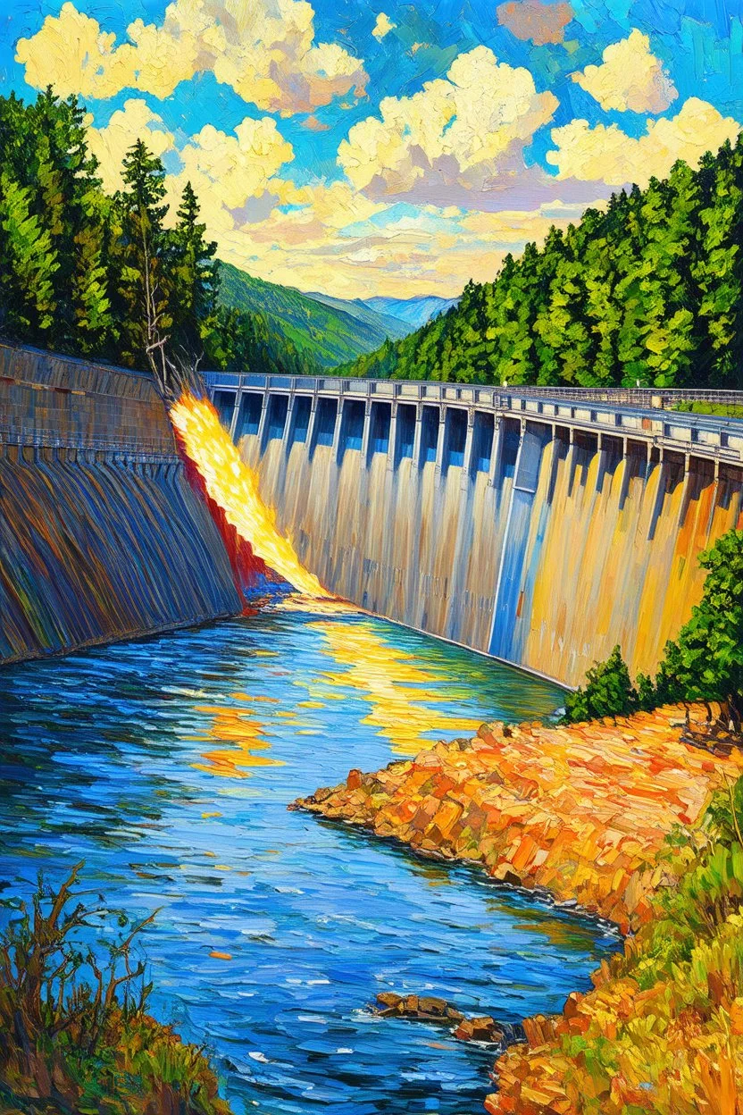 Let the dam burst; Post-Impressionism
