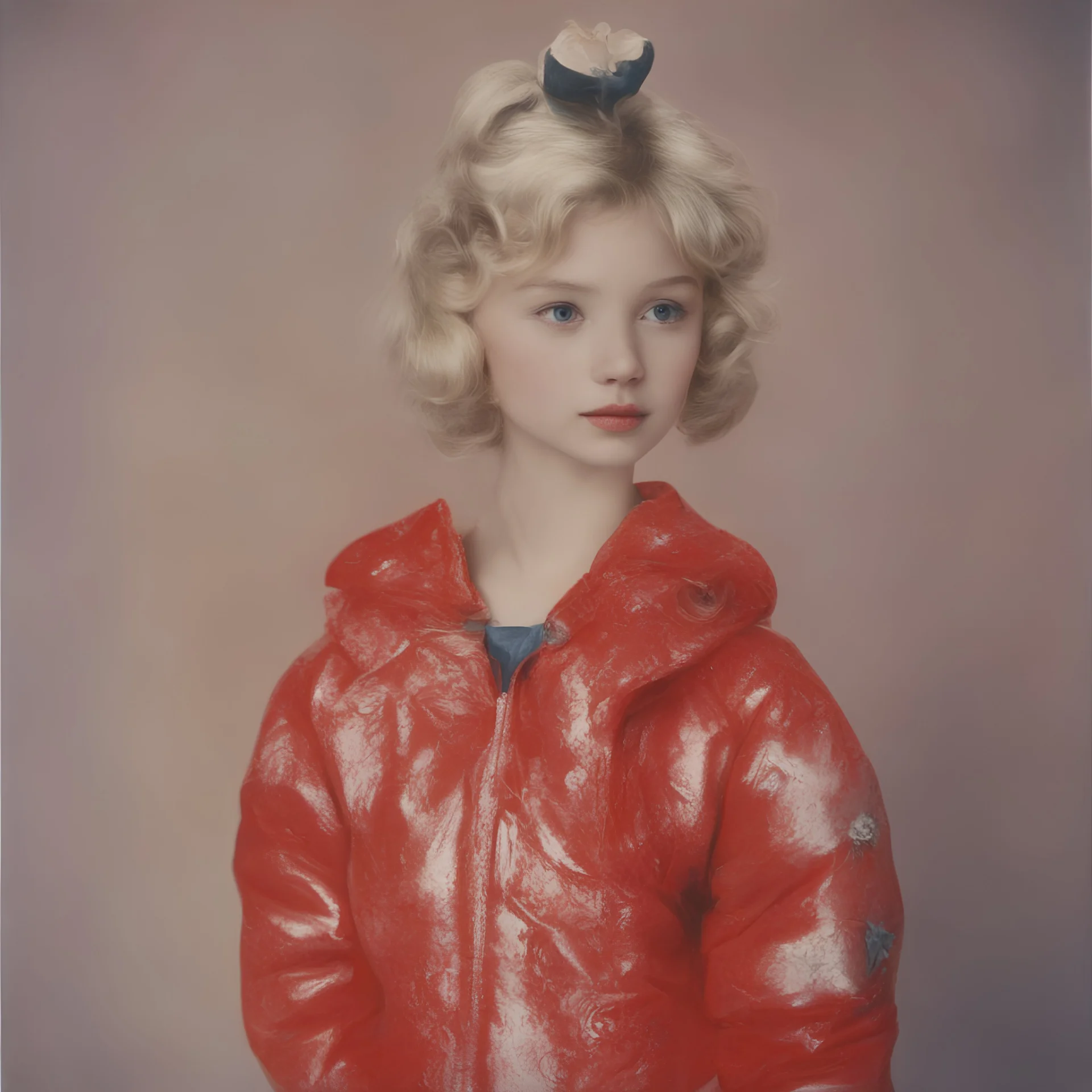Disney Cinderella, red, autochrome, plastic puffy jacket