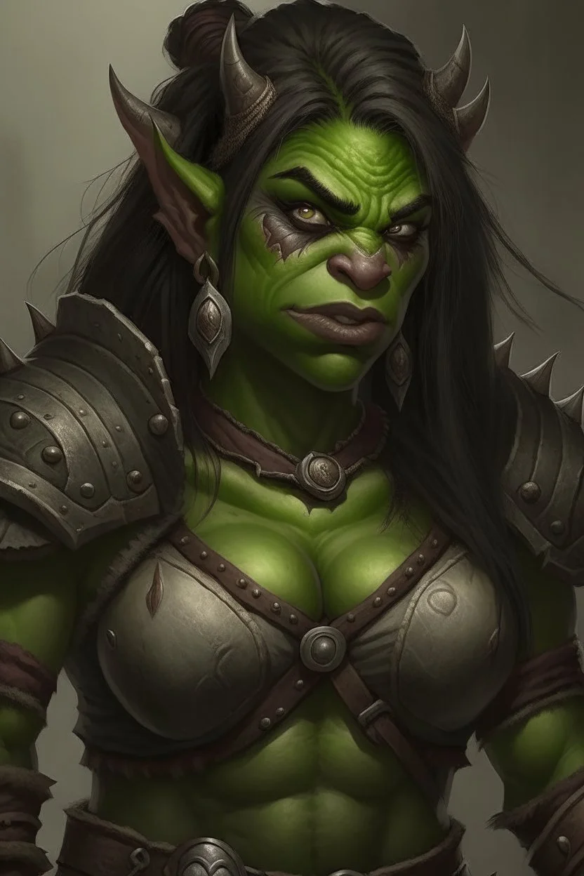 beautiful monsterous orc woman