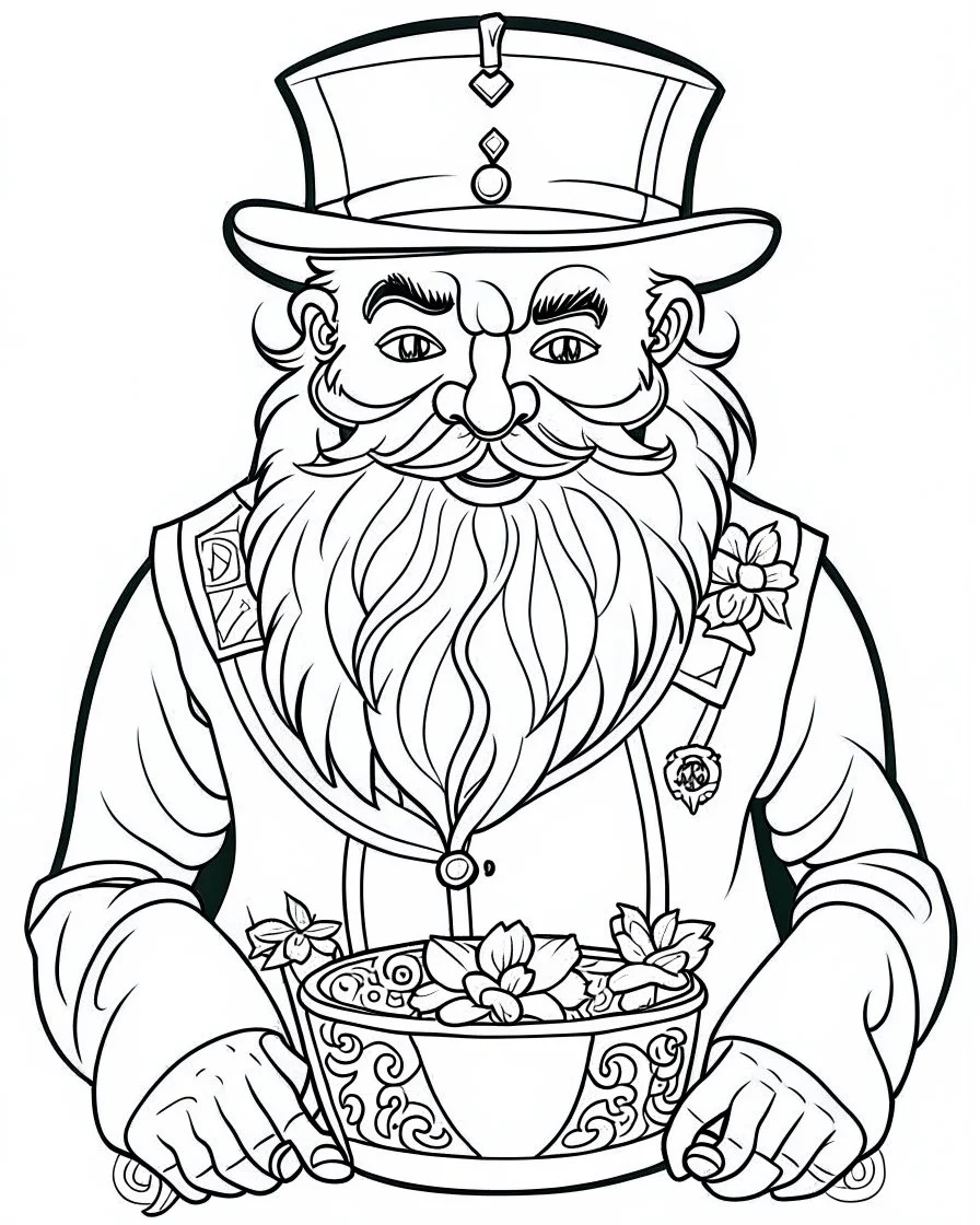 Real St. Patrick day Kids coloring pages