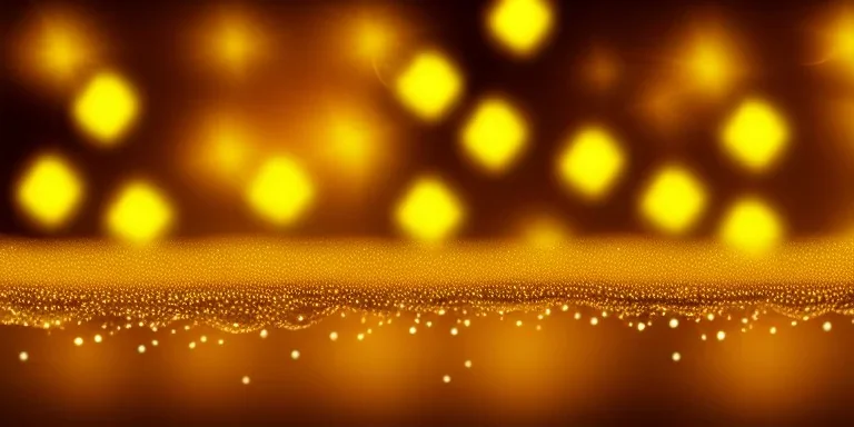 Festive abstract Christmas bokeh background - golden bokeh lights, beige - New Year, Anniversary, Wedding, banner