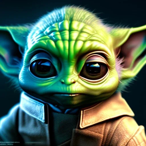 super cute portrait of a baby yoda, star wars, intricate, headshot, highly detailed, digital painting, artstation, concept art, sharp focus, cinematic lighting, illustration, art by artgerm and greg rutkowski,