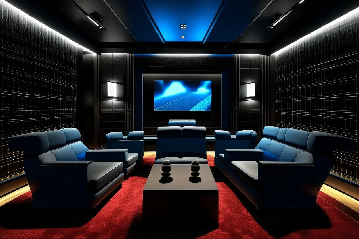 a dedicated home cinema room