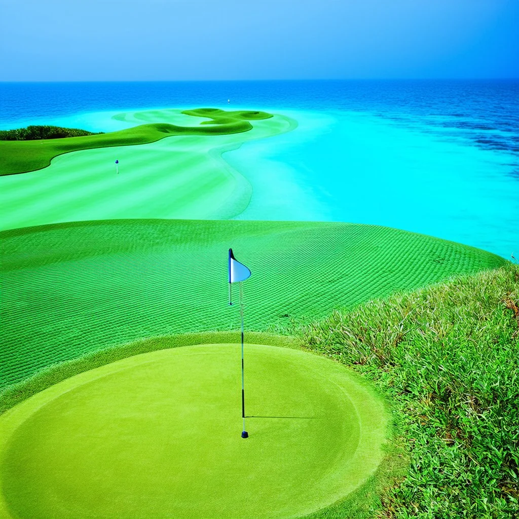 A golf course at the bottom of the Marianas Trench.