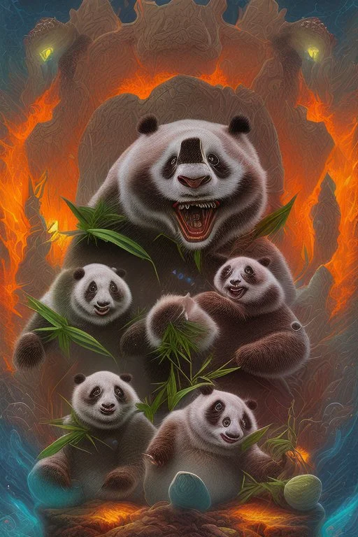 Dragon cannabis panda volcano shark