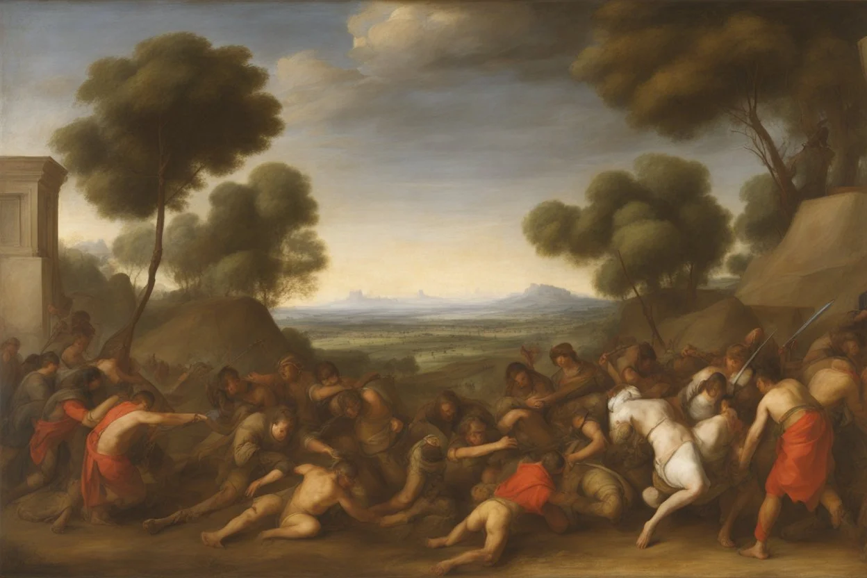 battlefield by andrea del sarto