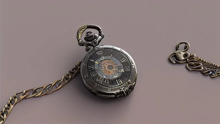 pocket watch on chain