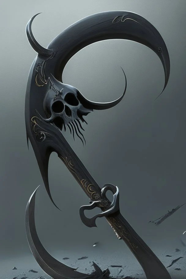 black big scythe