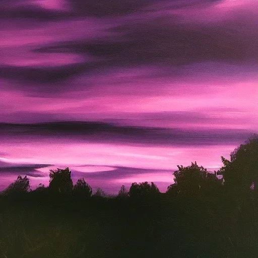 purple sky