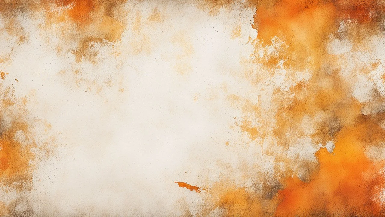 Hyper Realistic grungy-rustic golden, orange & white multicolor textured background