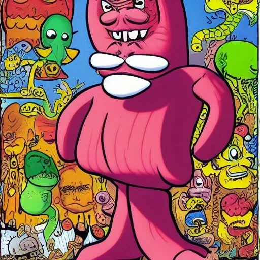 comic character by jim woodring