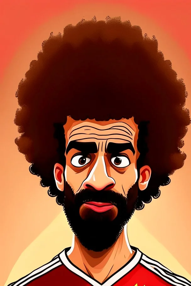 mo salah ,cartoon d2