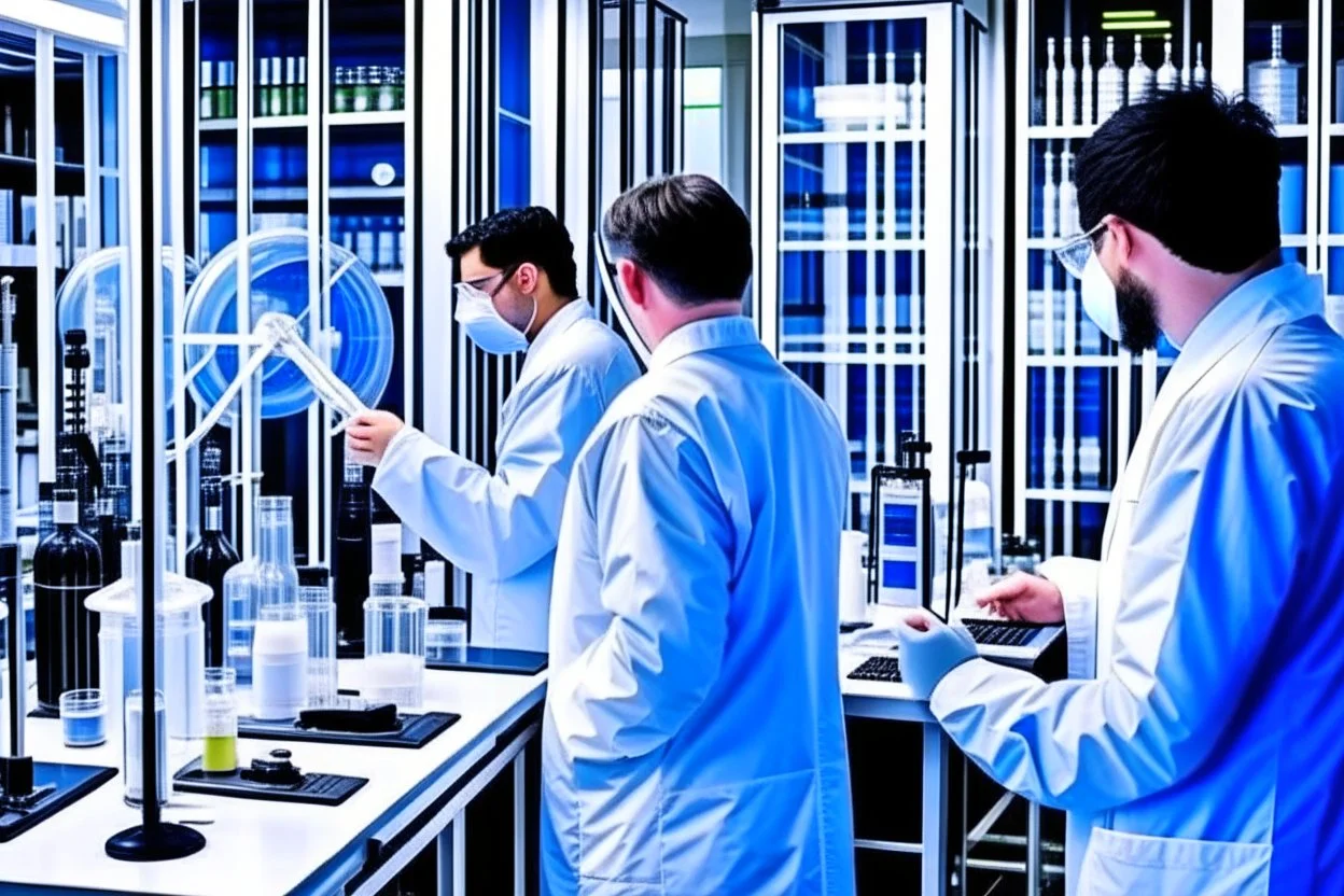 علماء يعملون في المختبرات