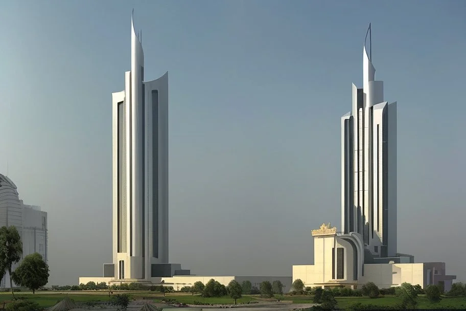 Unique building design for central bank of India. Make it world's tallest building