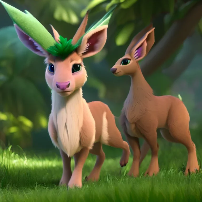 realistic leafeon