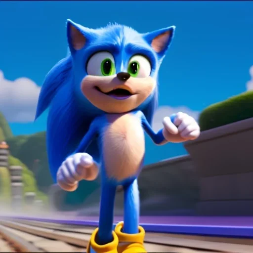 sonic races the subway