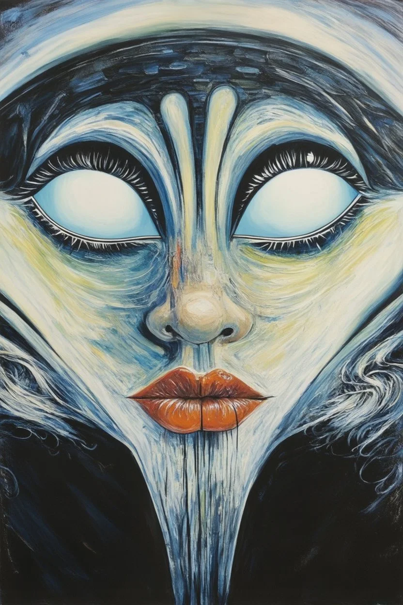 you will rue the day; Lowbrow Contemporary Expressionism