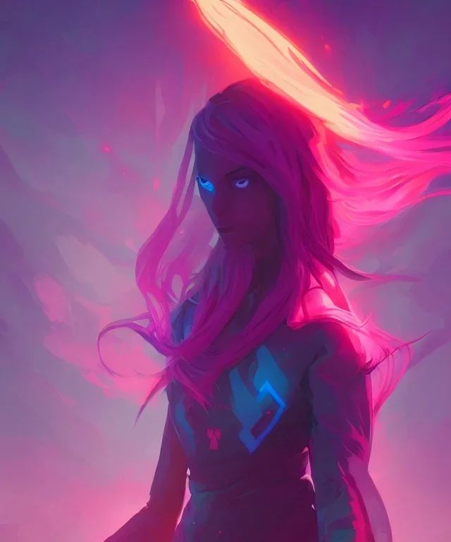 arcane style character magic digital painting bioluminance Alena Aenami Artworks in 4K design by Lois van baarle by Sung Choi by John Kirby artgerm and greg rutkowski and magali villeneuve Mage Fighter Assassin