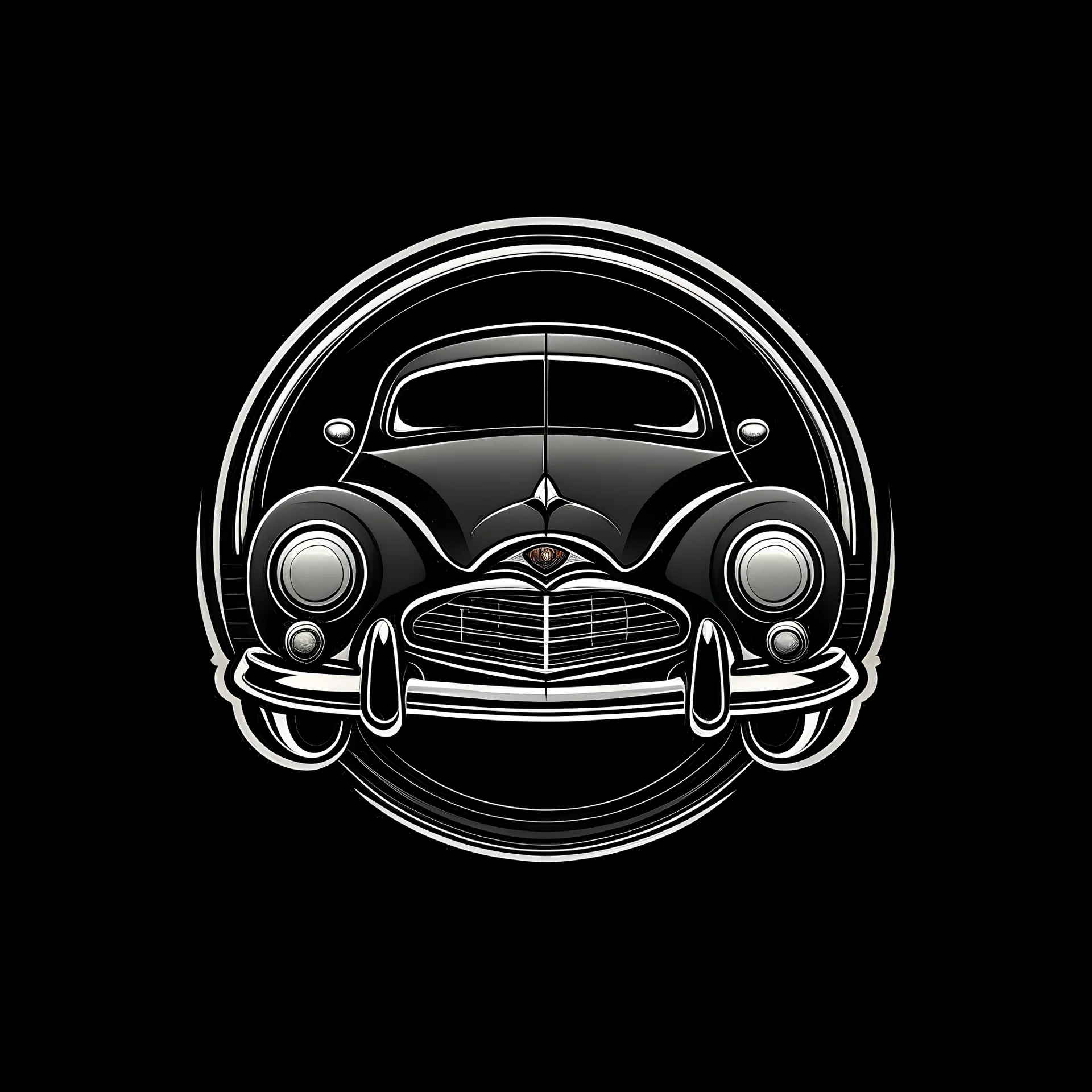 Create a Classic and Modern Car Logo Distinctive car logo, I'm keen to see what you, as accomplished designers, can create a logo for my sports car. Ideally, the design should fit the classic style and have a black and white color scheme. Your creative flair and proficiency in graphic design will greatly assist me in realizing this project. An understanding and experience in automotive design will be beneficial, as you can capture that classic aesthetic without losing the sporty look