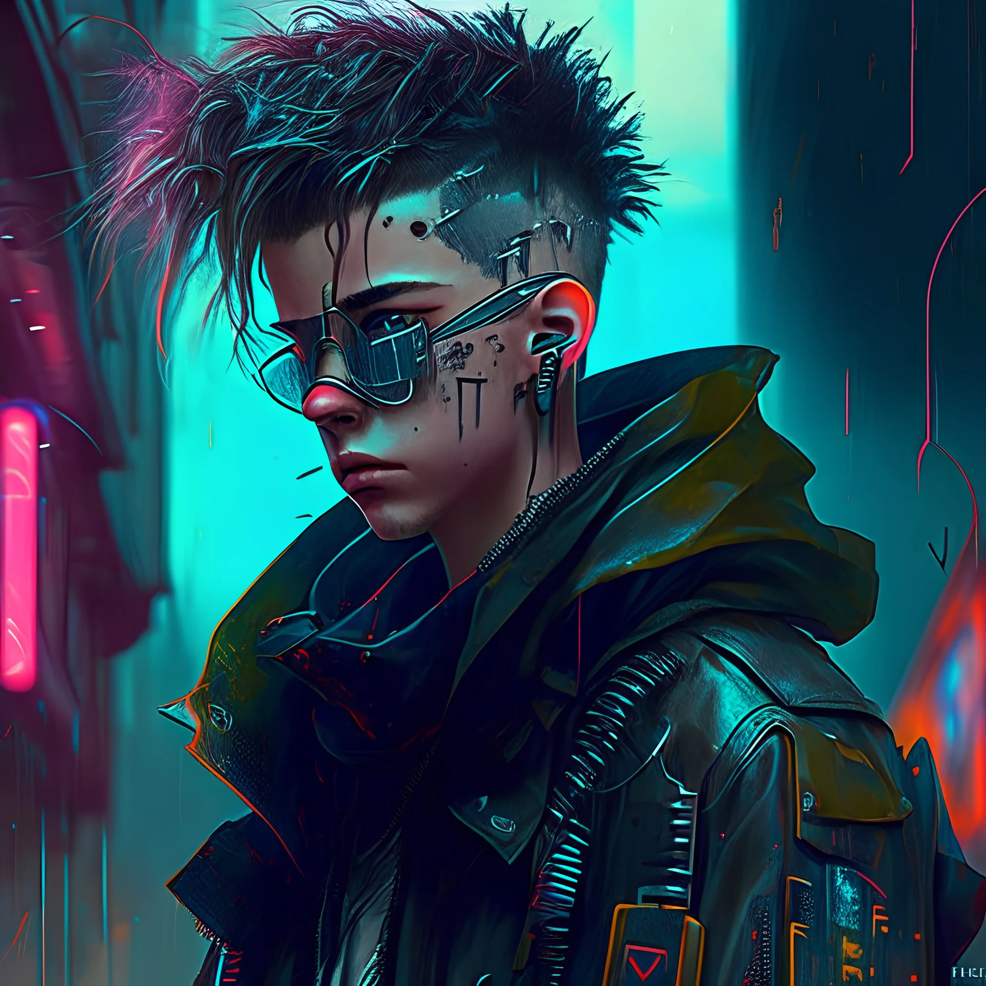 The cyberpunk boy