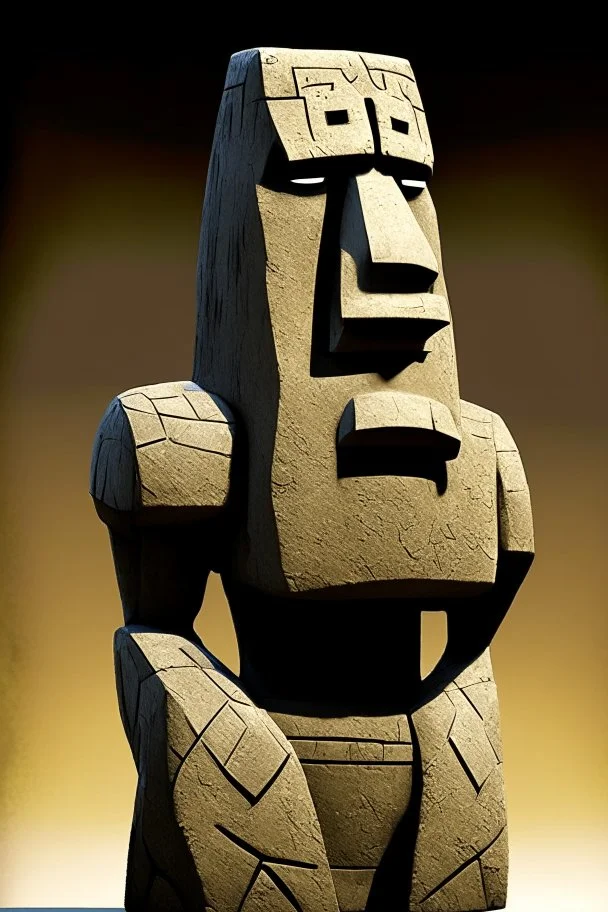 moai easter island golem robot