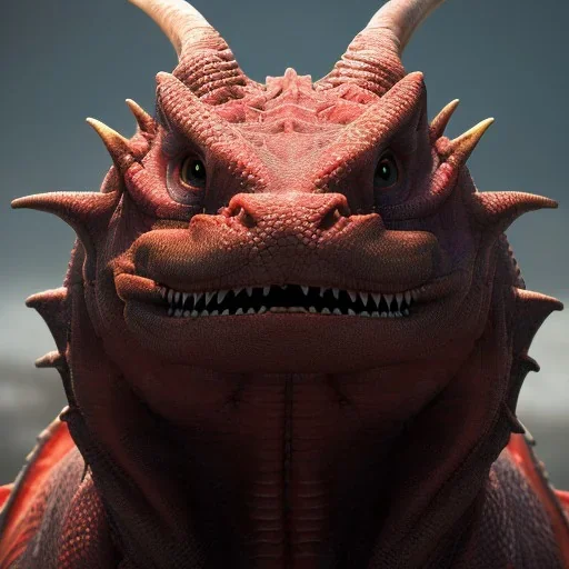 red dragon, dragon portrait, portrair, dragon head, dragon face, big eyes, fangs, dragon with horns, 8k resolution, high-quality, fine-detail, fantasy, incredibly detailed, ultra high resolution, 8k, complex 3d render, cinema 4d