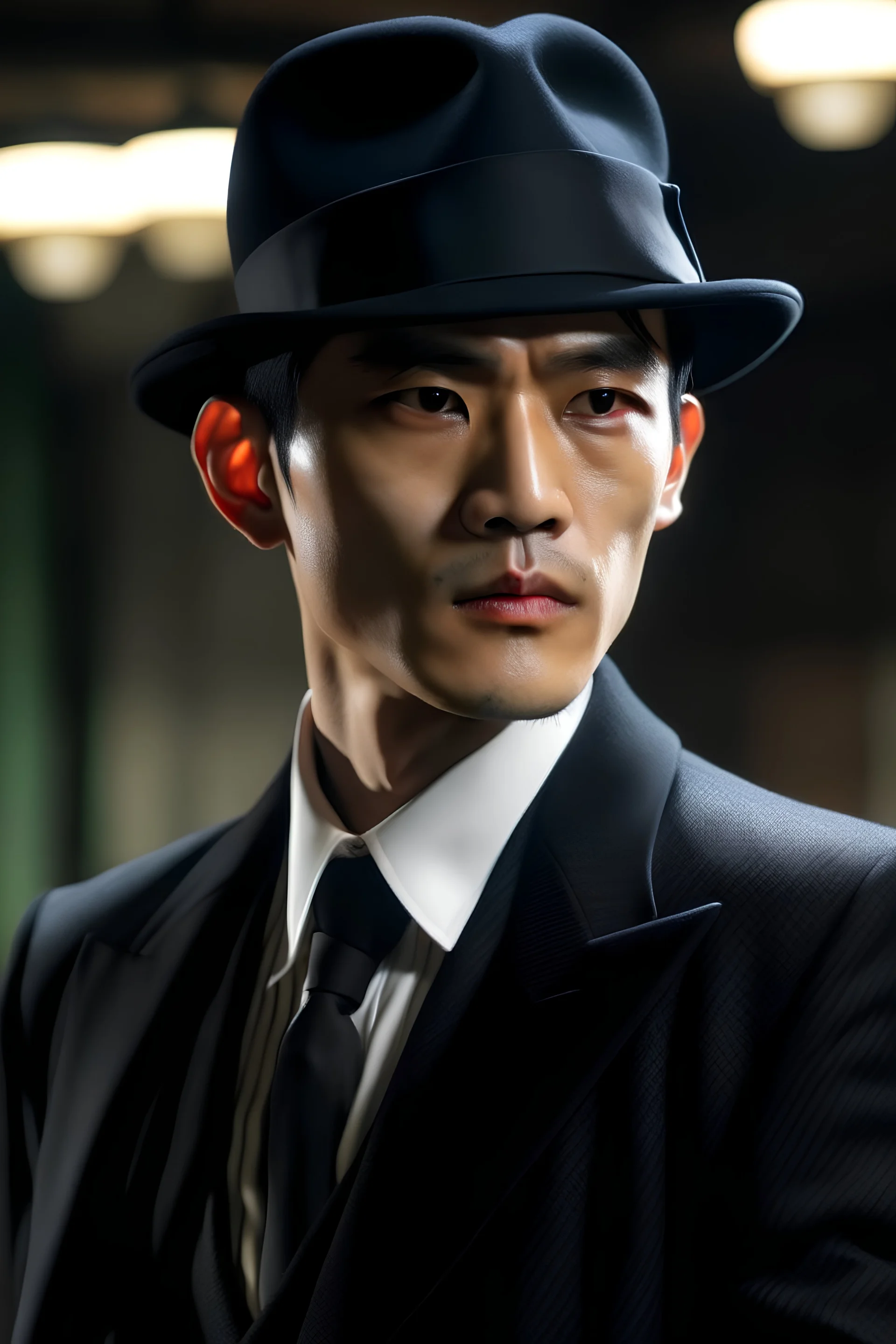 Taeyung as a mafia