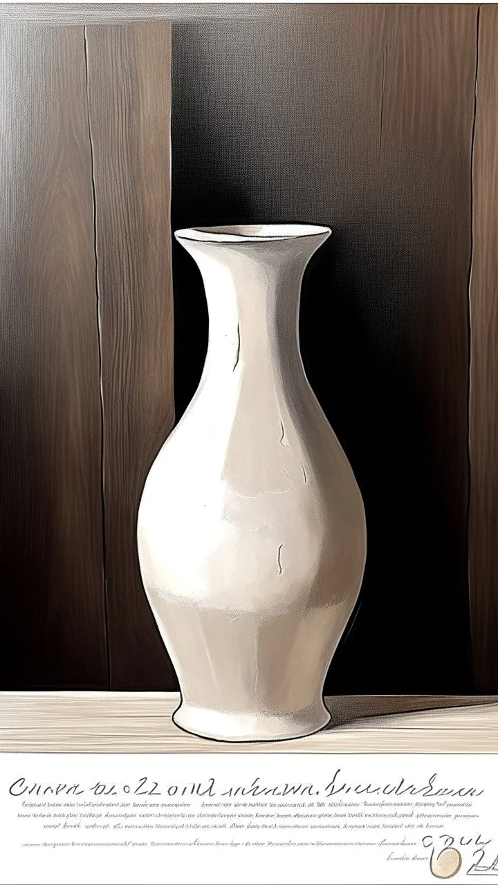 oil painting inspired by morandi a vase