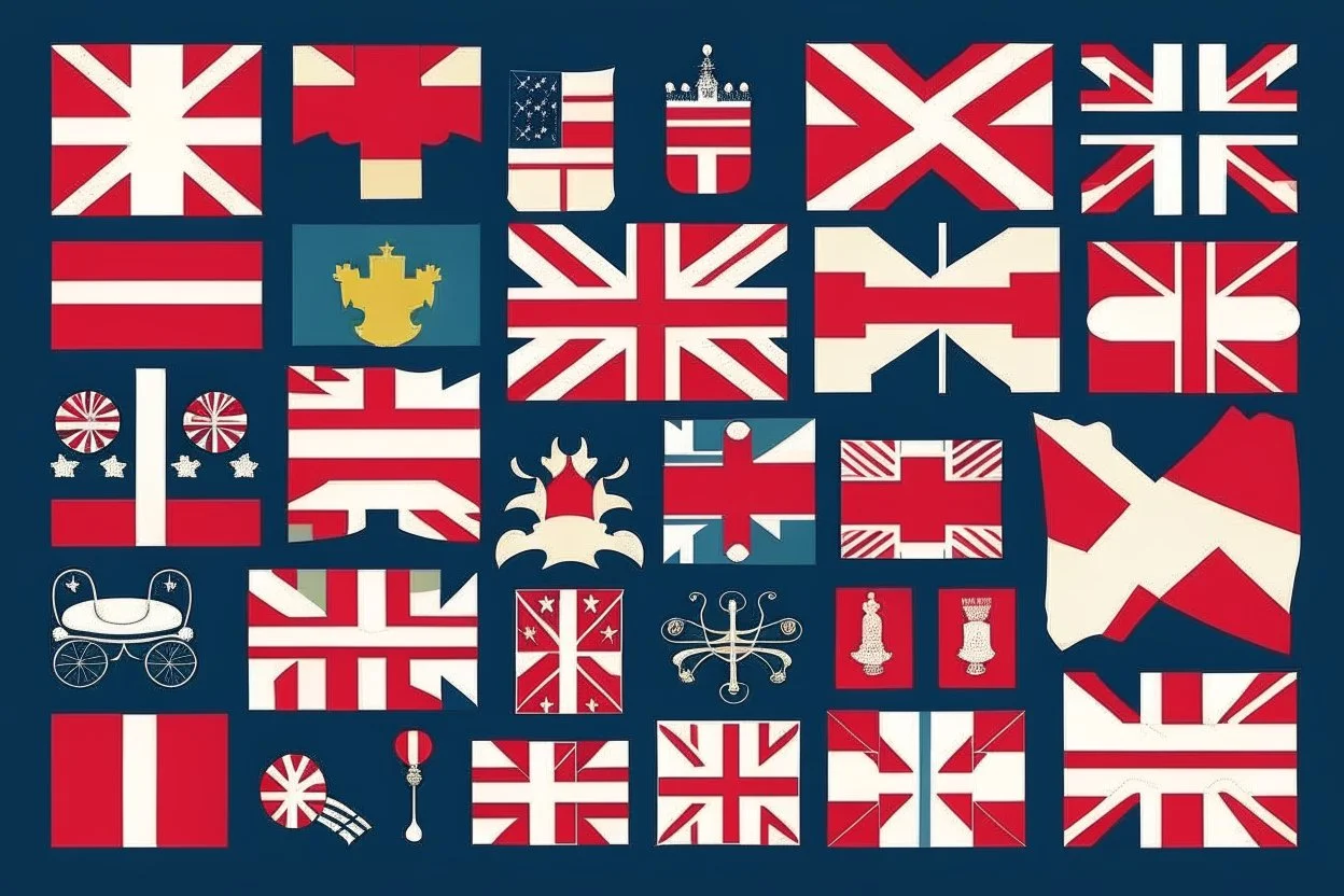 england flag proud english icons design