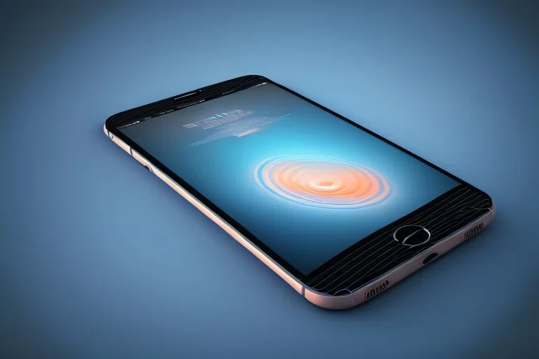 phone mobile phone illustration waves 3d