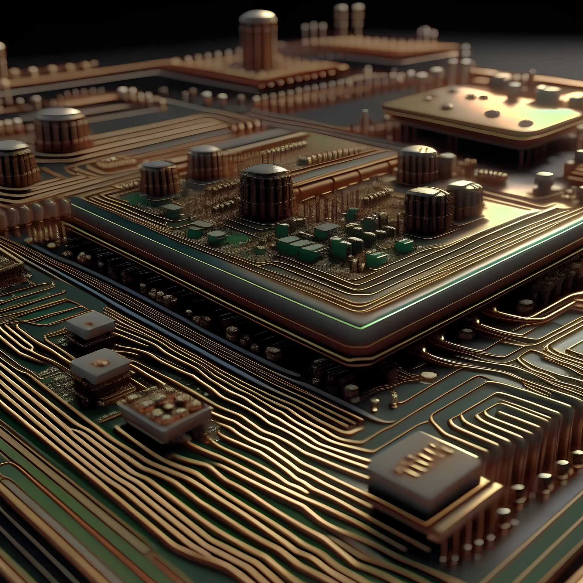 MoonieScene circuits 3D HD super details