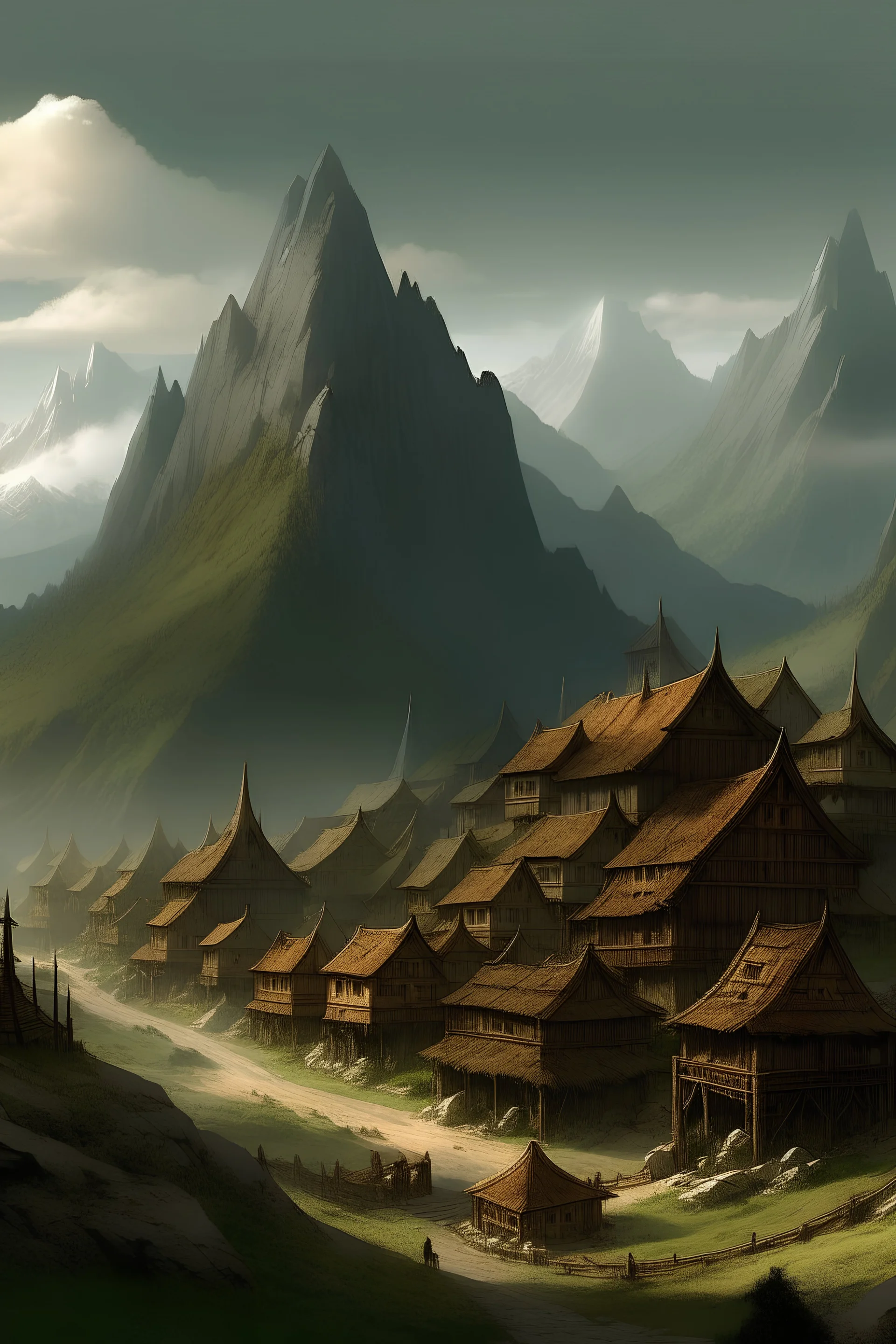 town beneath the mountain