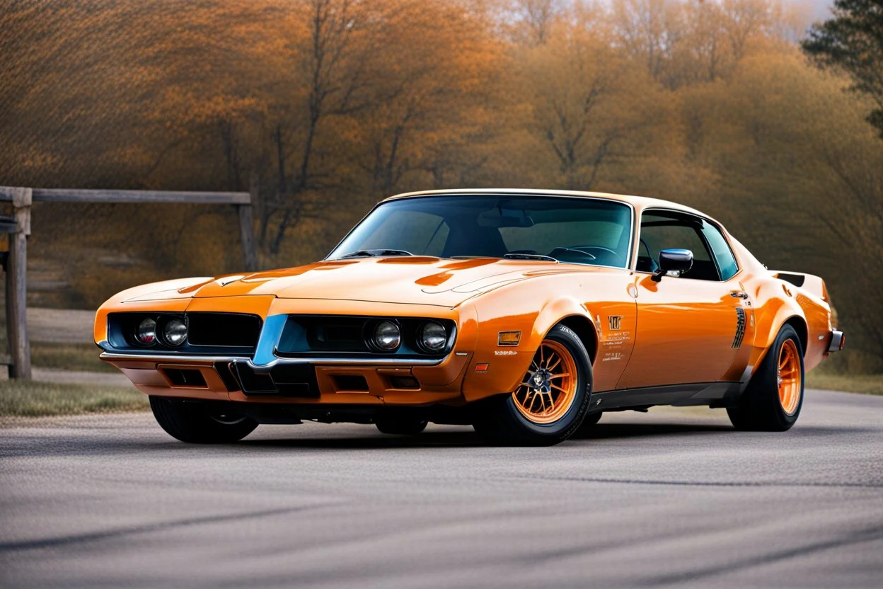 Foto orangeroter 1978 Pontiac Firebird Trans Am