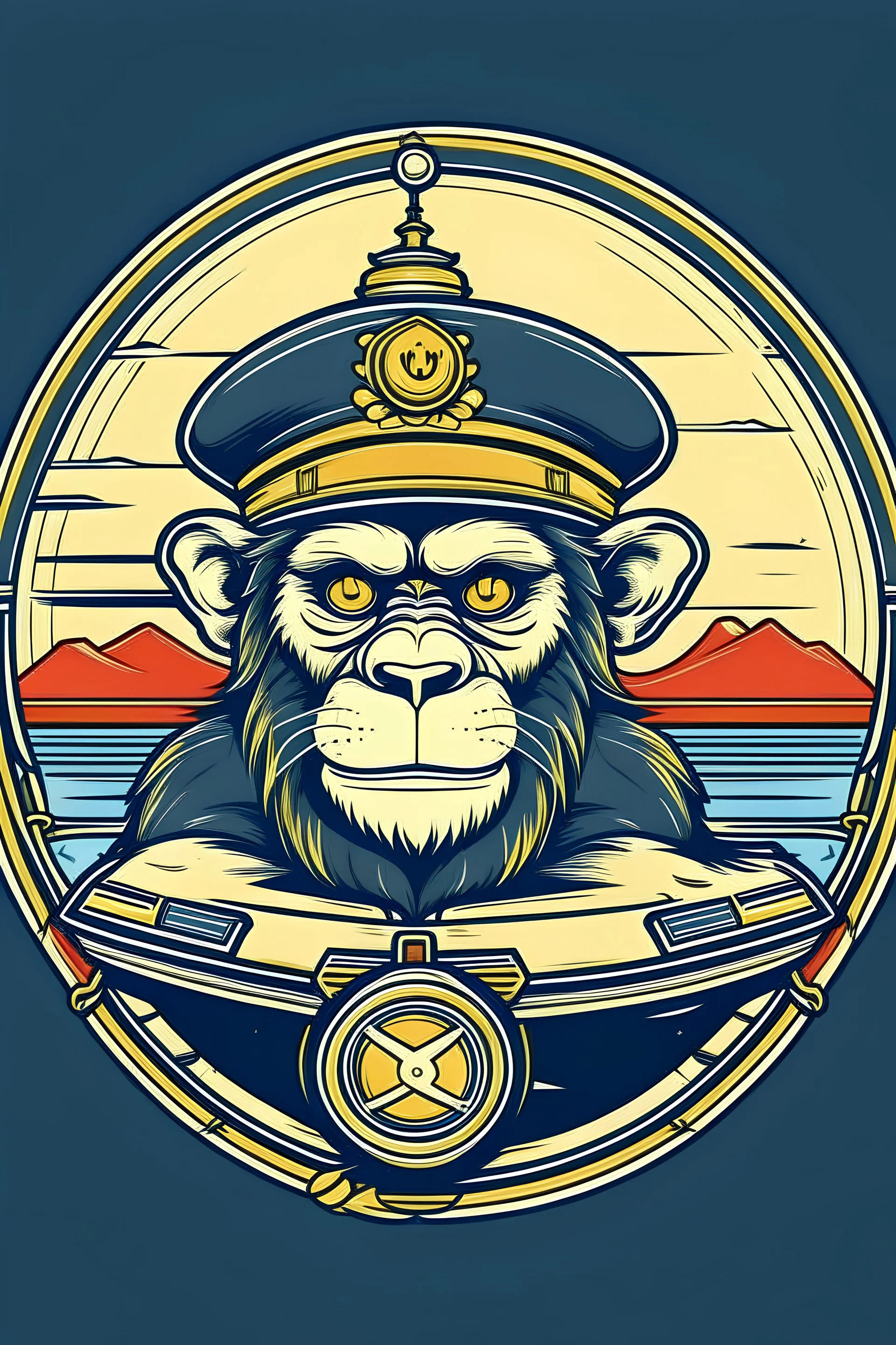 bored ape yacht club to cat version , vector art